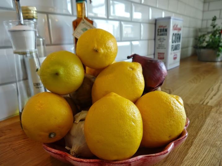 citron - Påskfrukostar och middagsförberedelser