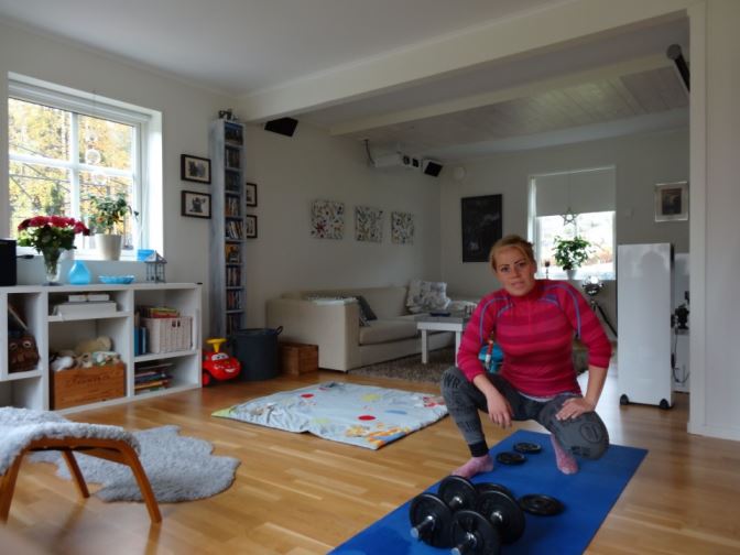 Träning medan det regnade (2)