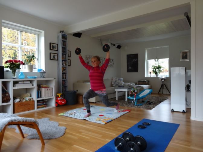 Träning medan det regnade (4)