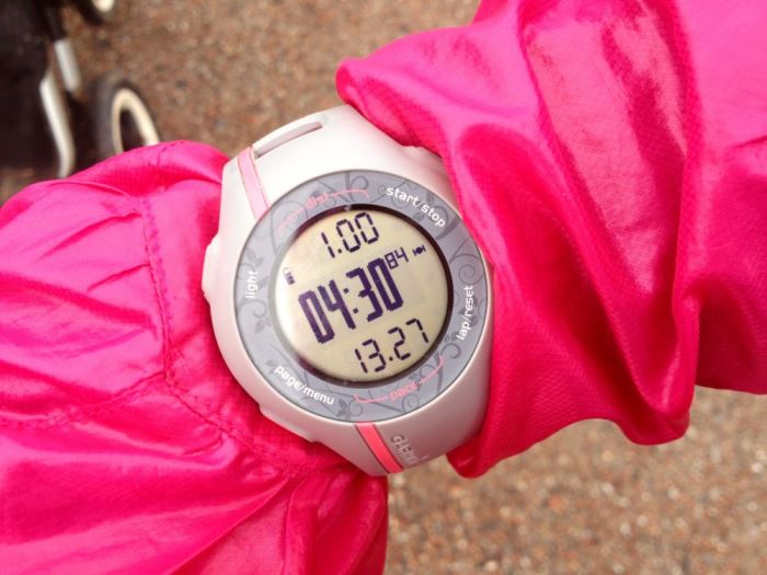 Löpning lager på lager tid