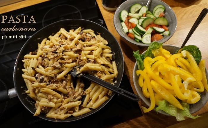 Pasta Carbonara text