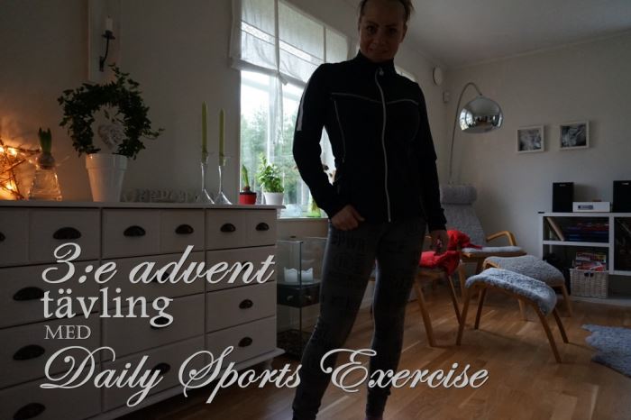daily sports exercise adventstävling 3e advent