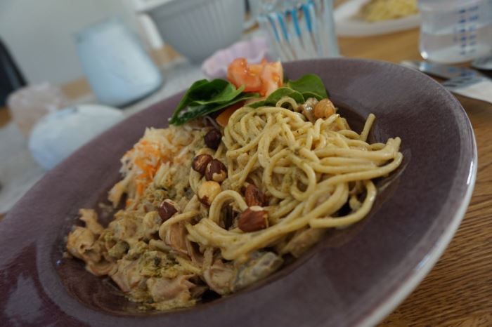 Spagetti med hasselnötter (3)