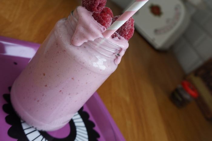 Hallon och vaniljsmoothie (4)