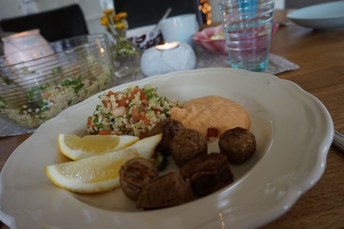 Quornbollar och taboulleh (4)