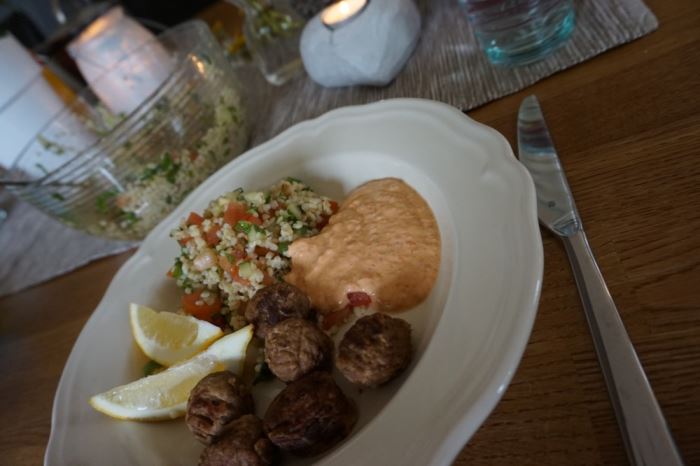 Quornbollar och taboulleh (7)