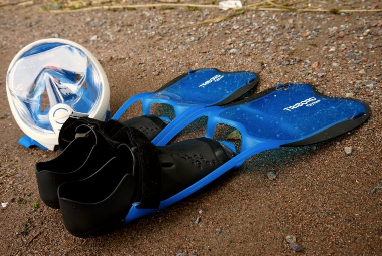 decathlon cyklop och simfötter