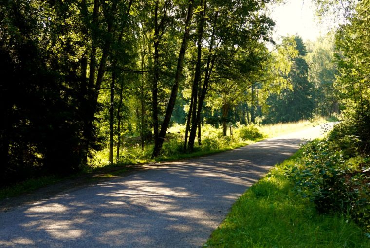 promenadväg ensam