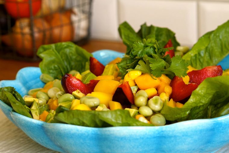 Lax med mango- och avokadosallad 4