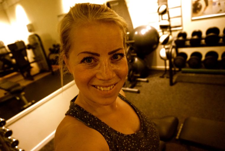 gymträning Karin