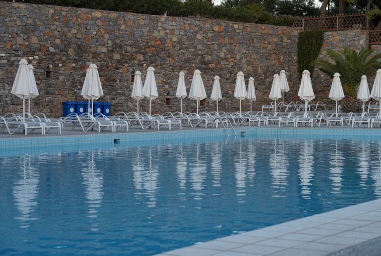 Träningen på Kreta Makrigialos pool