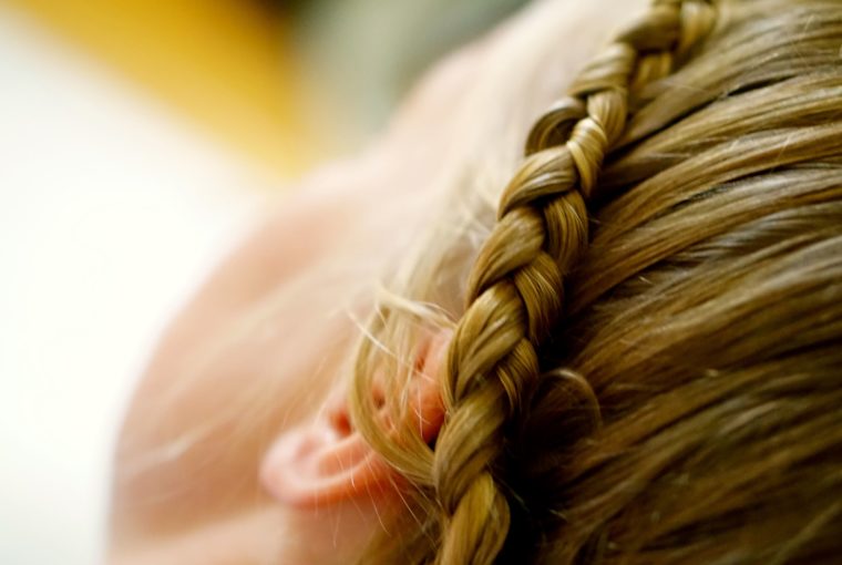 träningsfrisyr fläta 2