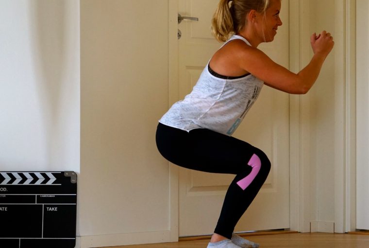 Karin Axelsson knäböj med svank