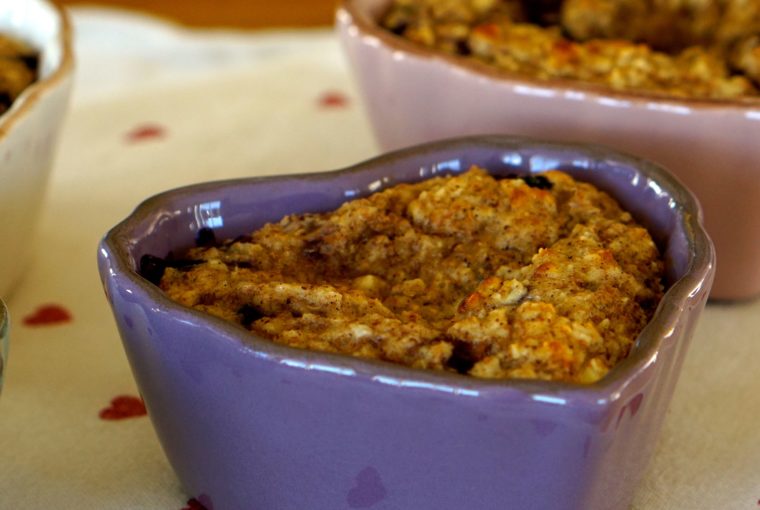 Ugnsbakad gröt blåbär 4