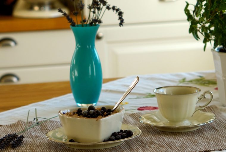 Ugnsbakad gröt blåbär frukost 5