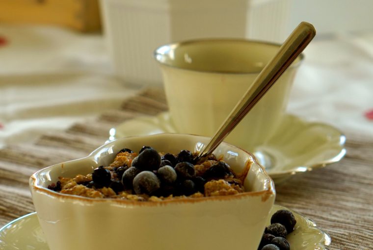 Ugnsbakad gröt blåbär frukost 7