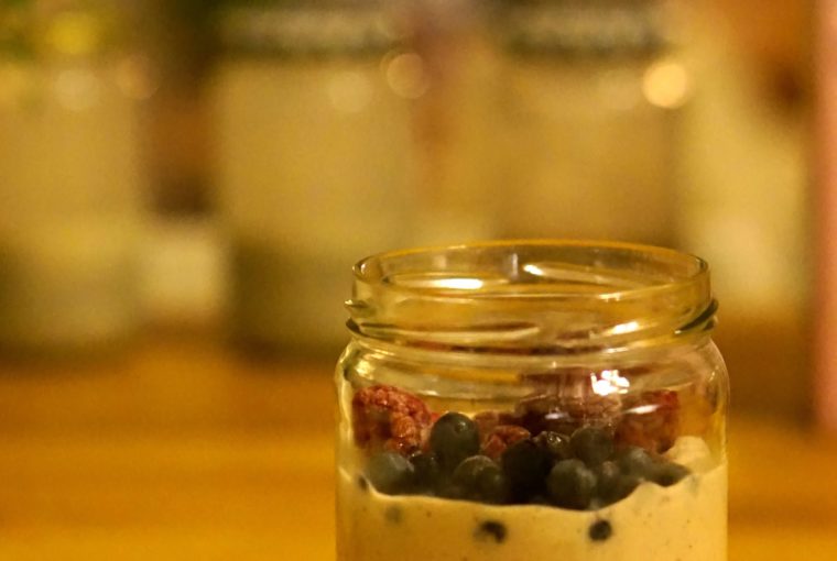 chiapudding med smoothie