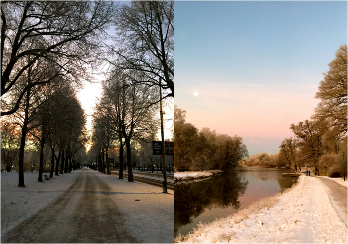 vinterlopning vacker