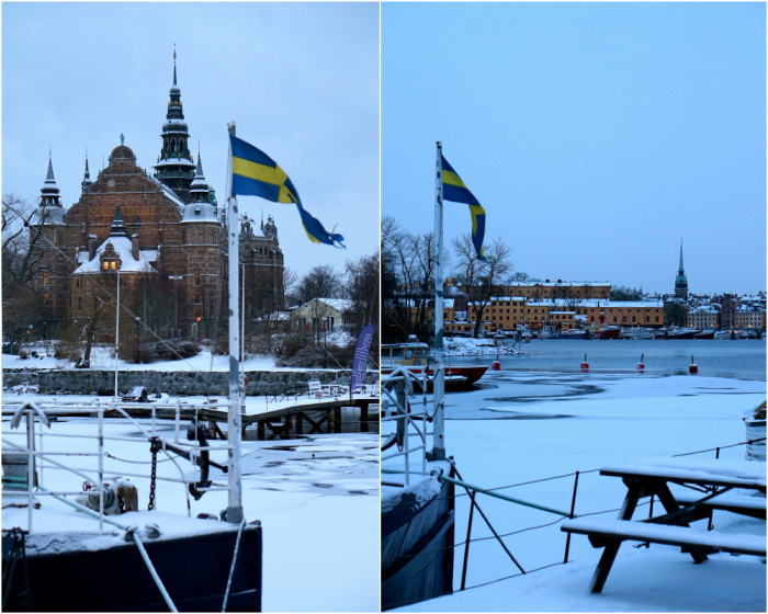 promenad en vintermorgon