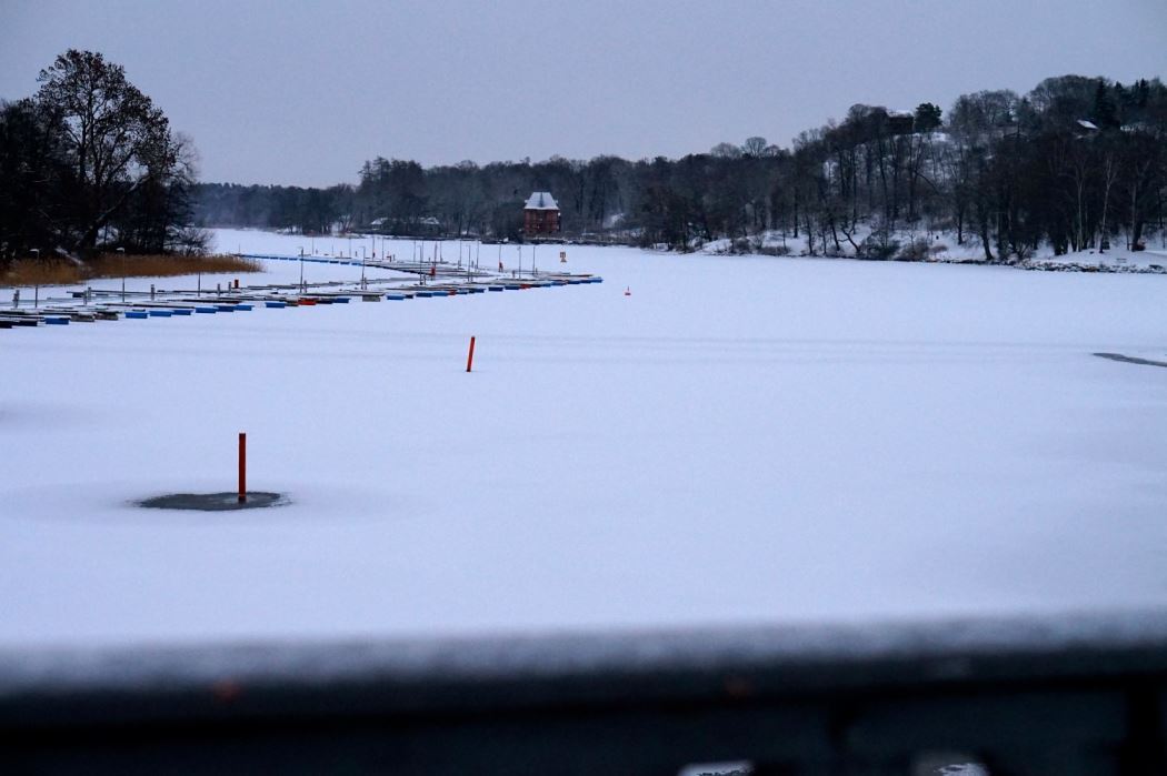 promenad en vintermorgon