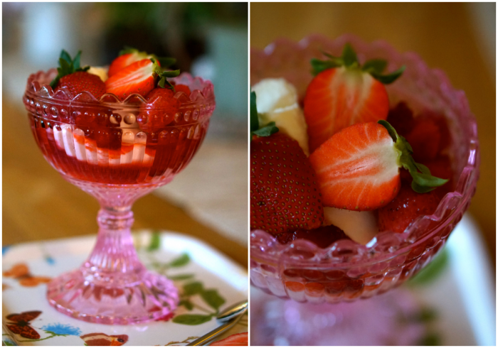 grekisk yoghurt jordgubbar