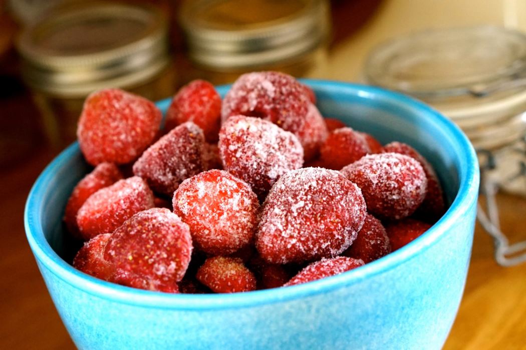 jordgubbar jordgubbspure recept