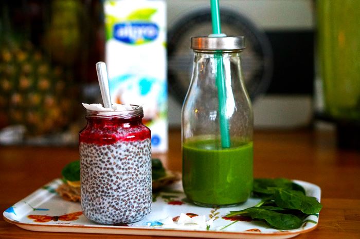 sjuk gron smoothie