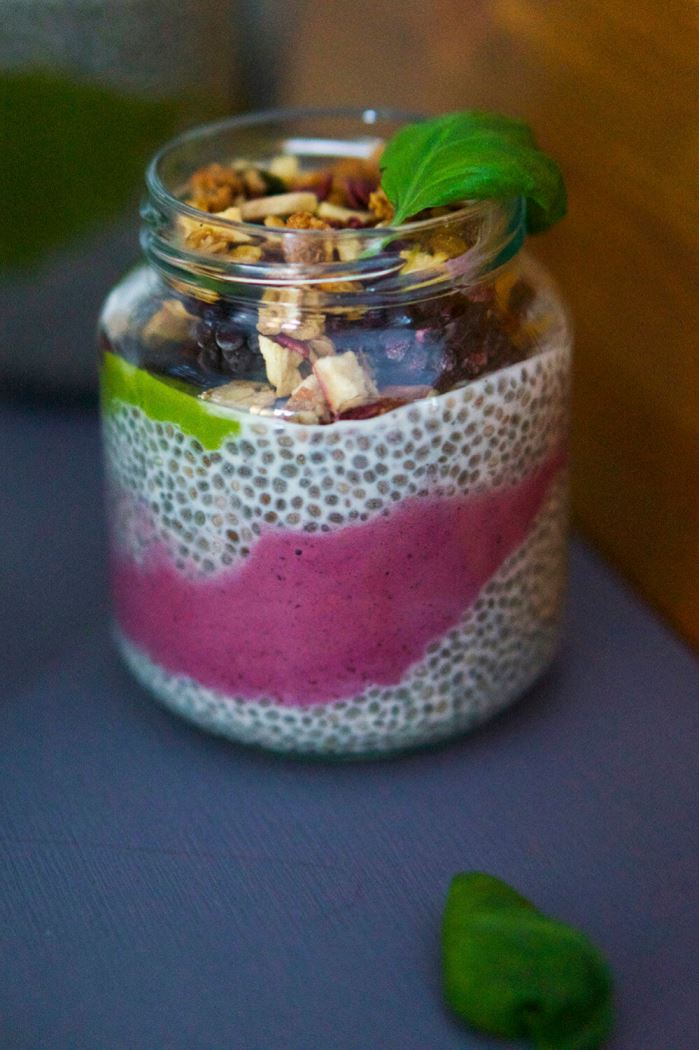 Chia Trifles i fina färger - min drömfrukost