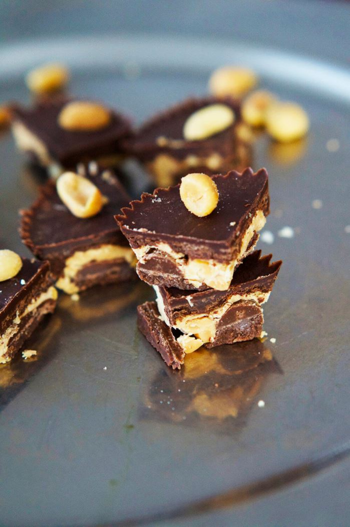 Recept på choklad och jordnötsgodis