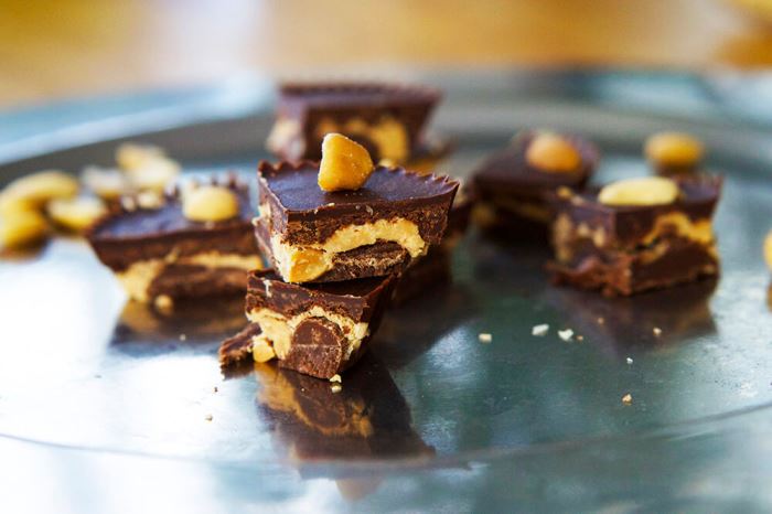 Recept på choklad och jordnötsgodis