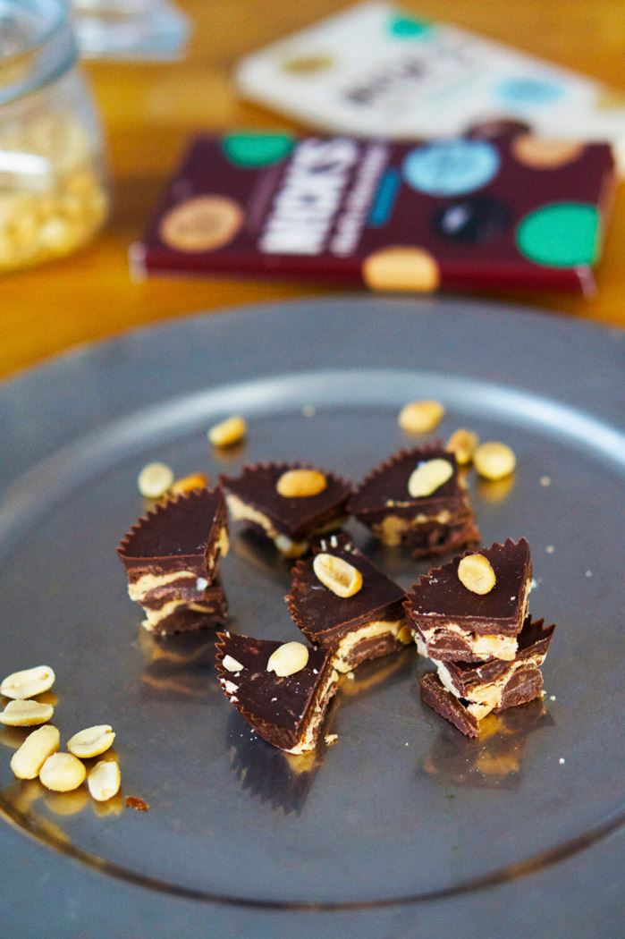 Recept på choklad och jordnötsgodis