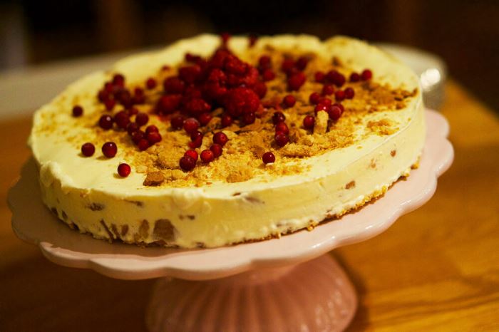 Recept på pepparkakscheesecake