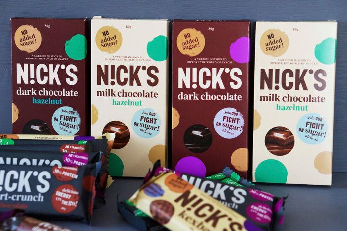 Nick´s steviasötad choklad