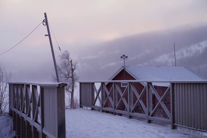 Utsikten från SATS Åre gym