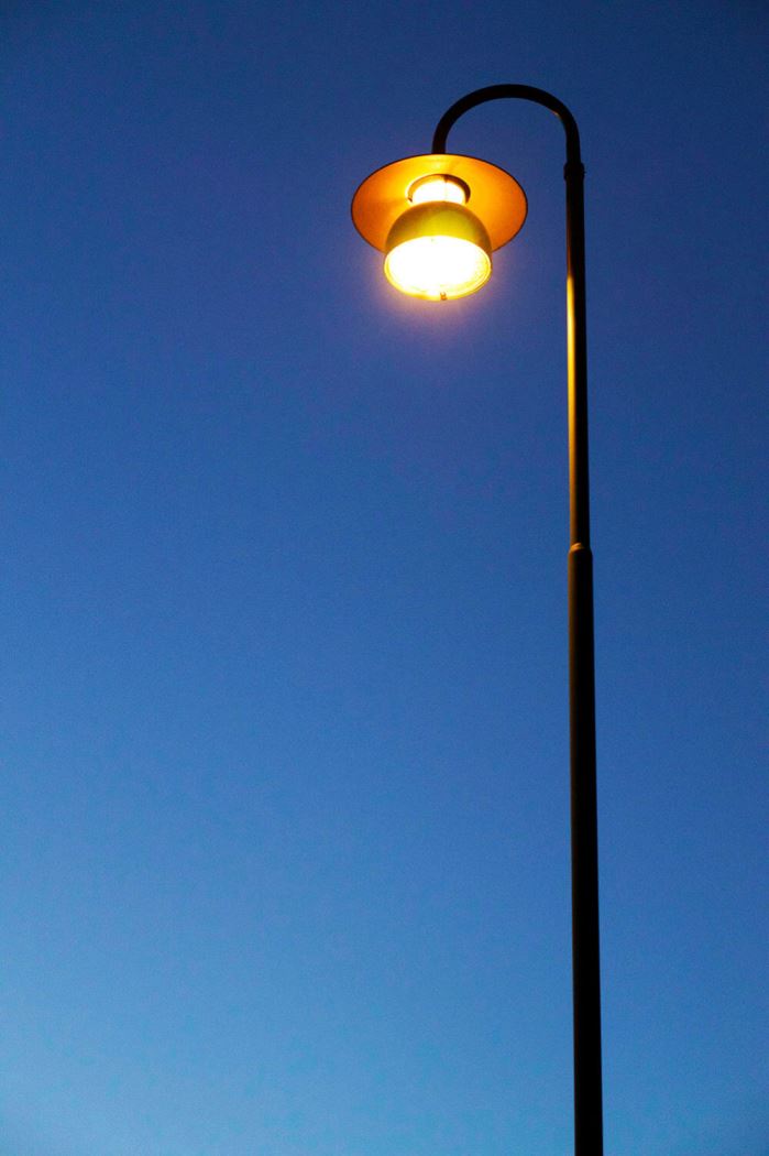 Solnedgång på vintern