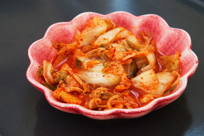 Tre rätters middag med asiatisk touch - kimchi