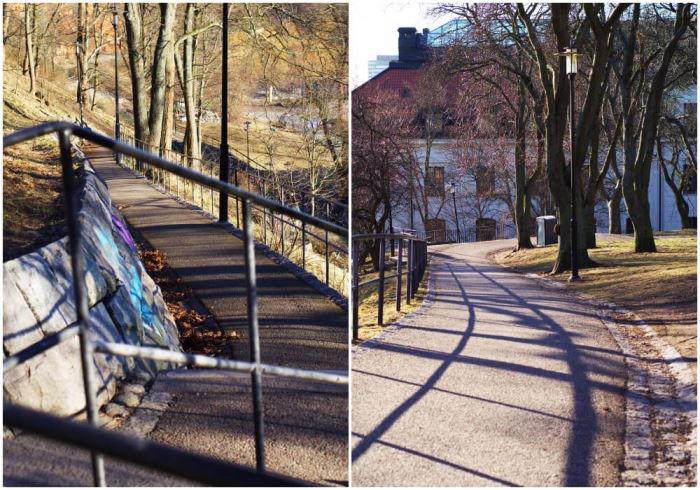 Träning inför Kebnekaise i Observatorielunden