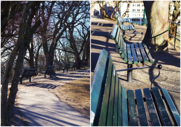Träning inför Kebnekaise i Observatorielunden