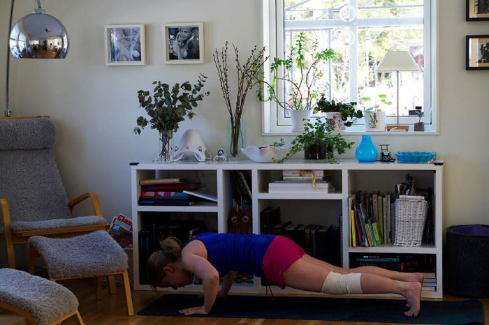 Masken träningsövning