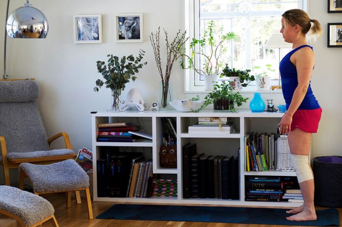 Masken träningsövning