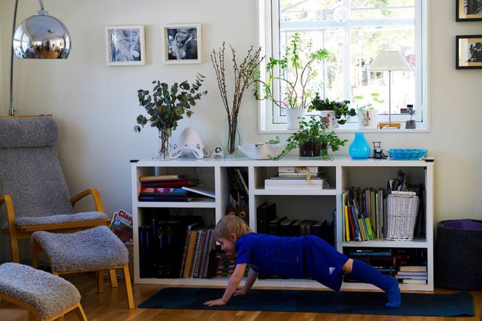 Masken träningsövning