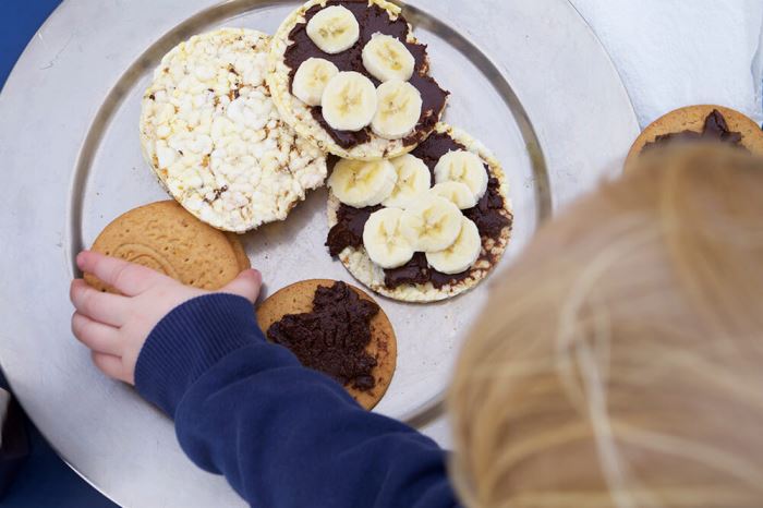 Nutellakex med banan